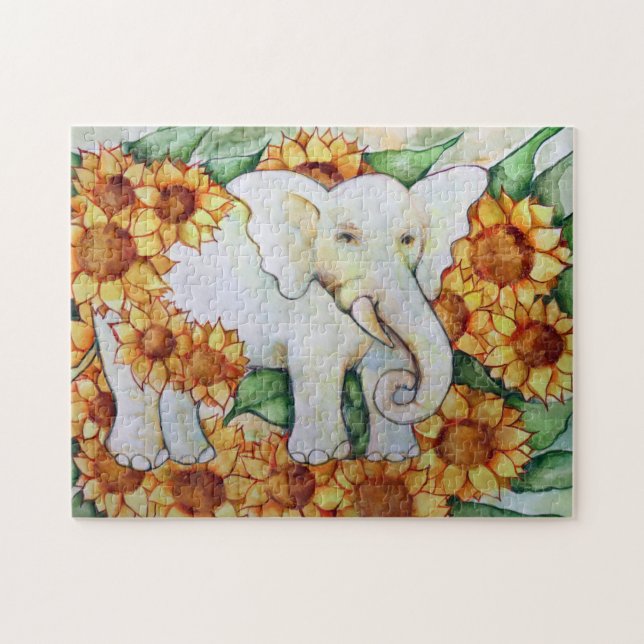 Sonnenblume Elephant Puzzle (Horizontal)