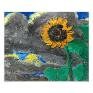 Sonnenblume   Emil Nolde   Fotodruck