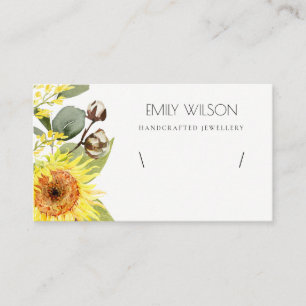 SONNENBLUME EUCALYPTUS BLUMEN ARM BAND LOGO VISITENKARTE