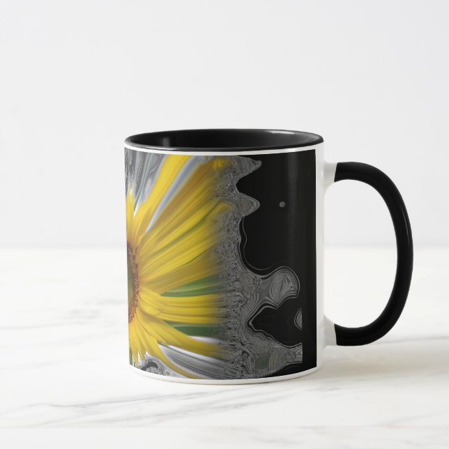 Sonnenblume-Explosion Tasse (Rechts)