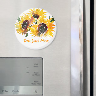 Sonnenblume Fabulous 50 Geburtstag Magnet