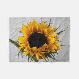 Sonnenblume-Fleece-Decke Fleecedecke