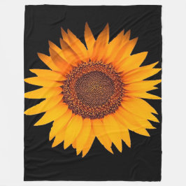 Sonnenblume Fleecedecke