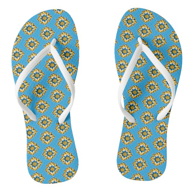 Sonnenblume Flip Flops (Fußbett)