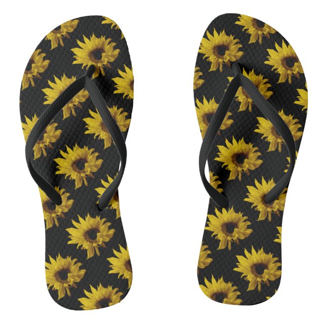 Sonnenblume Flip Flops (Fußbett)