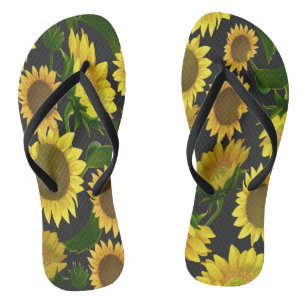 Sonnenblume Flip Flops