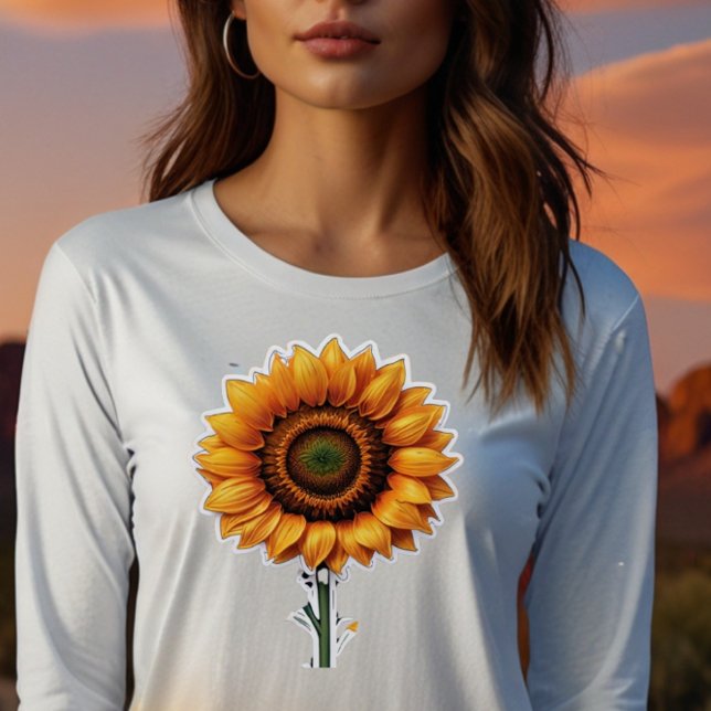 Sonnenblume | Frauen Basic Sweatshirt (Von Creator hochgeladen)