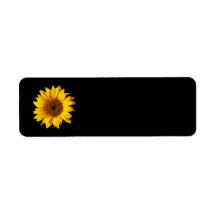 Sonnenblume-Gelb auf Schwarzem - kundengebundene