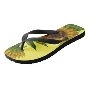 Sonnenblume Gelbblume Flip Flops