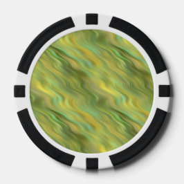 Sonnenblume Gelbe Wavy Textur Pokerchips