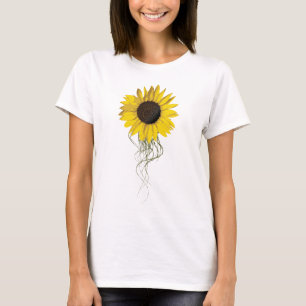 Sonnenblume-gelbes Trägershirt T-Shirt