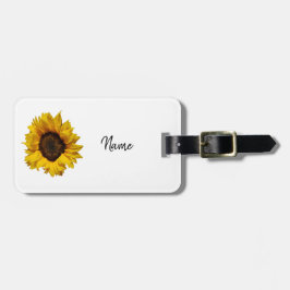 Sonnenblume Gepäckanhänger