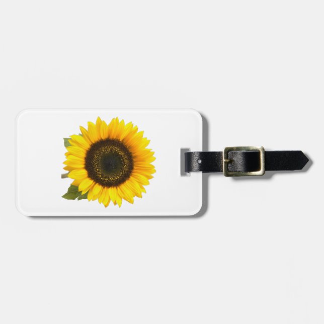 Sonnenblume-Gepäckanhänger Gepäckanhänger (Vorderseite horizontal)