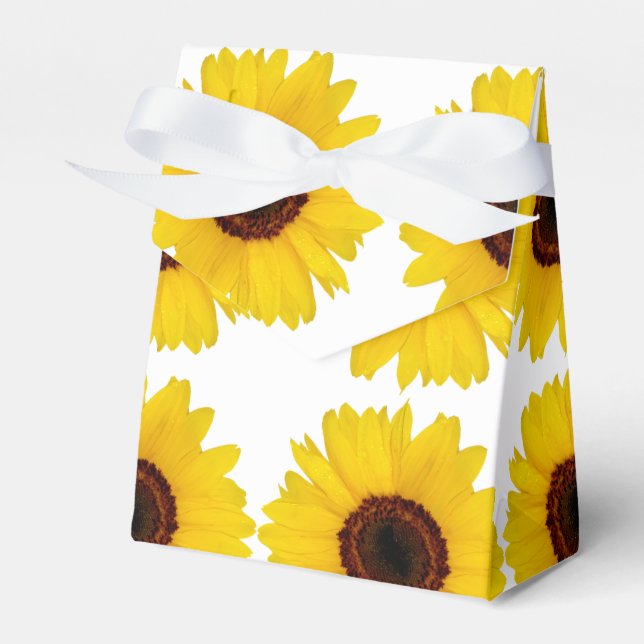 Sonnenblume Geschenkschachtel (Vorderseite)