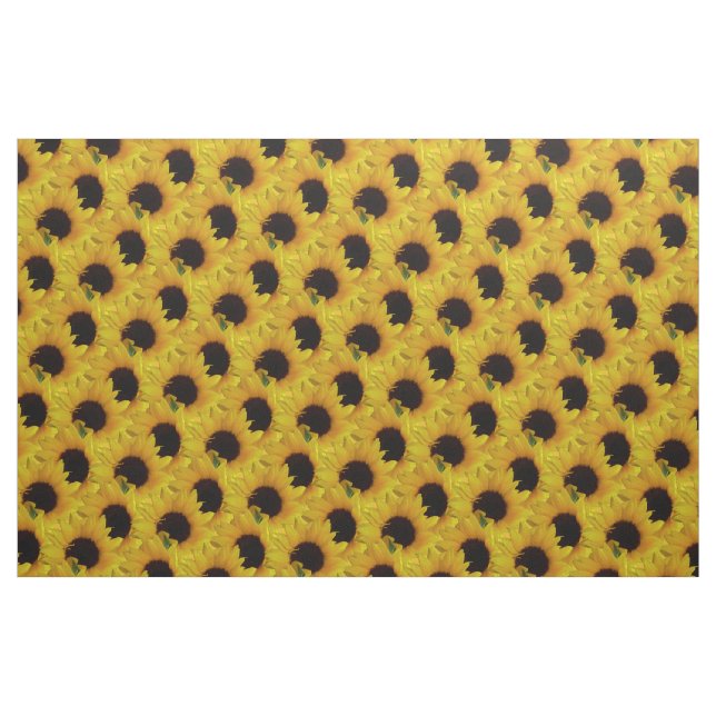 Sonnenblume-Gewebe-Sonnenblume-Gewebe-Baumwolle Stoff (Fat Quarter (45,7 x 55,9 cm))