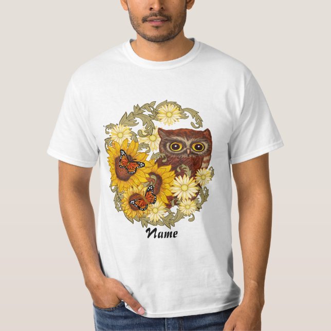 Sonnenblume Gewürzter T - Shirt, T-Shirt (Vorderseite)