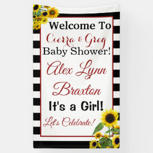 Sonnenblume-Girl-Banner Banner