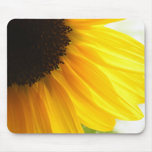 Sonnenblume Glühen Mousepad (Vorne)