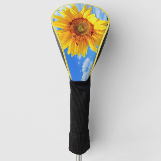 Sonnenblume Golf Head Cover Golf Headcover (Vorderseite)