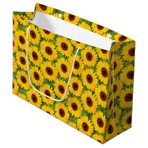 Sonnenblume-große Geschenk-Tasche Große Geschenktüte