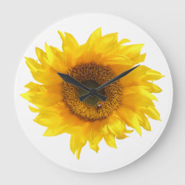 Sonnenblume Große Wanduhr
