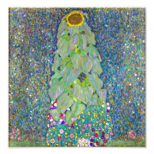 Sonnenblume Gustav Klimt Fotodruck