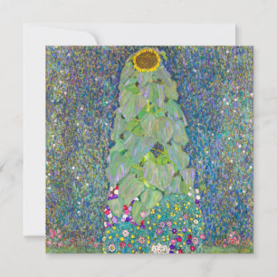 Sonnenblume Gustav Klimt Karte