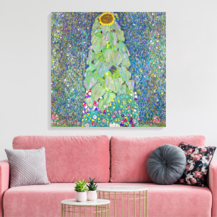 Sonnenblume Gustav Klimt Leinwanddruck
