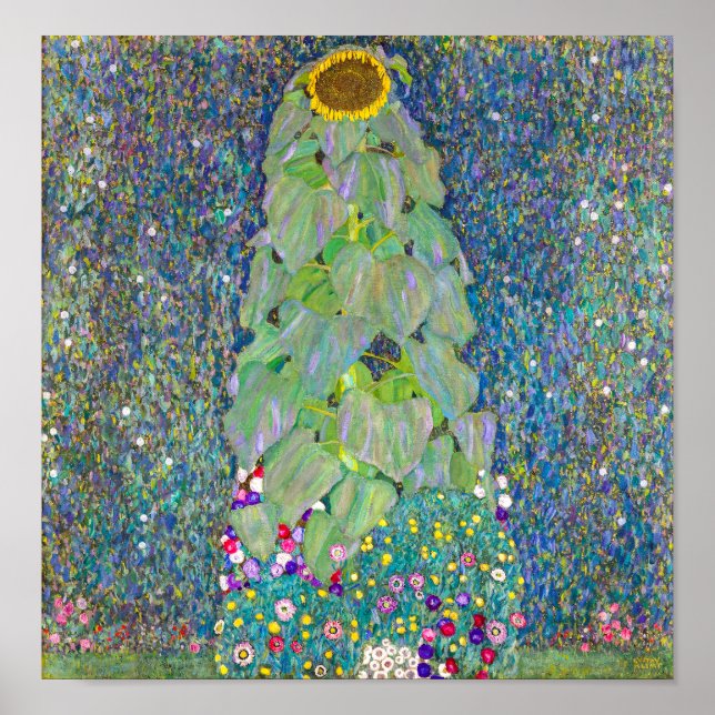 Sonnenblume | Gustav Klimt | Poster (Vorne)