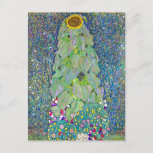 Sonnenblume   Gustav Klimt   Postkarte