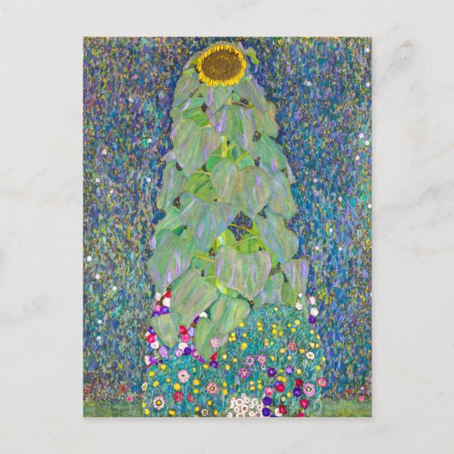 Sonnenblume | Gustav Klimt | Postkarte (Vorderseite)