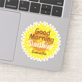 Sonnenblume Guten Morgen Sonnenschein farbenfroh Aufkleber