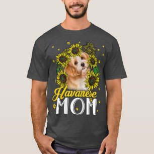 Sonnenblume Havanese Mama Hund Liebhaber T-Shirt