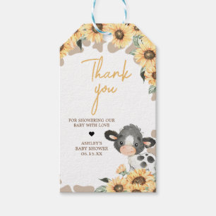 Sonnenblume Heilige Kuh Baby Dusche Liebesmarken Geschenkanhänger