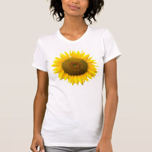 Sonnenblume, Herzinnere/Damen-Unterhemd T-Shirt