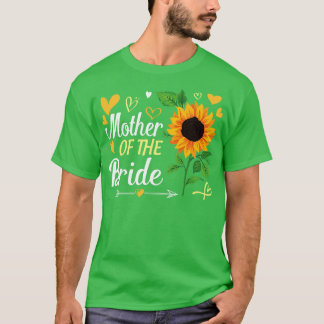 Sonnenblume Herzmutter der Ehefrau Braut Hus Weddi T-Shirt