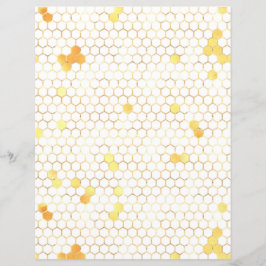 Sonnenblume Honeycomb Scrapbook Paper Sheet