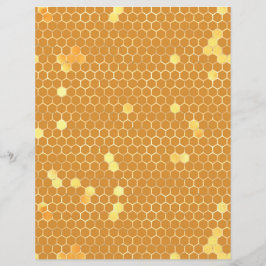 Sonnenblume Honeycomb Scrapbook Paper Sheet