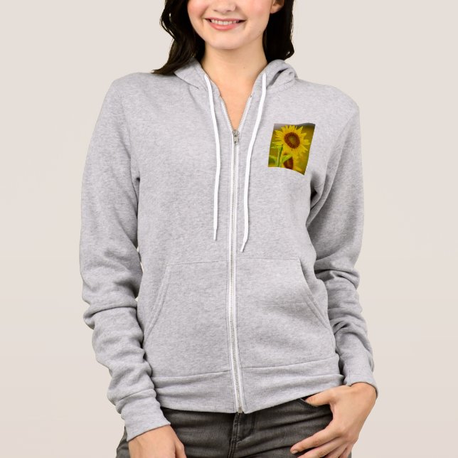 Sonnenblume Hoodie (Vorderseite)
