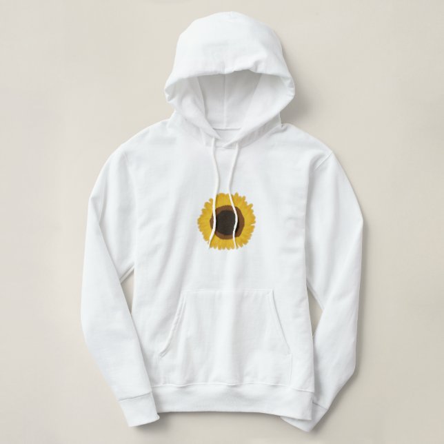Sonnenblume Hoodie (Design vorne)