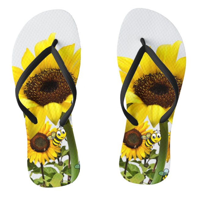 Sonnenblume Hummel Flip Flops (Fußbett)