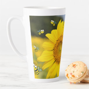 Sonnenblume Hummel Latte Tasse