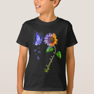 Sonnenblume Hydrocephalus Bewusstsein T-Shirt