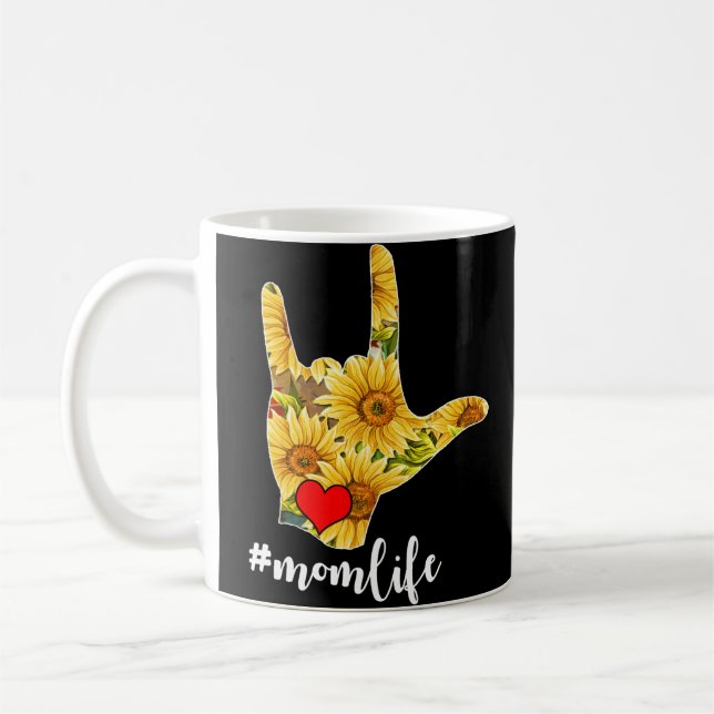 Sonnenblume I Liebe Kaffeetasse (Links)