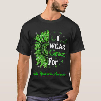 Sonnenblume Ich trage Grün für Kabuki-Syndrom T-Shirt