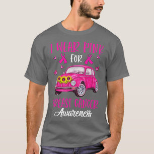 Sonnenblume Ich trage Rosa wegen Bewusstsein T-Shirt
