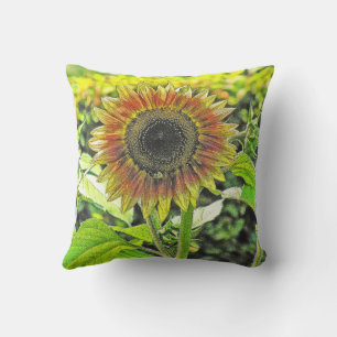 "SONNENBLUME" IM FREIEN DURCH PILLOWS KISSEN FÜR DRAUßEN