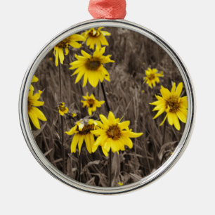 Sonnenblume im Rocky Mountain Ornament Aus Metall