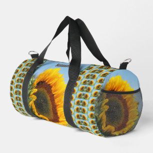 Sonnenblume im Sonnenschein Personalisiert Duffle Bag