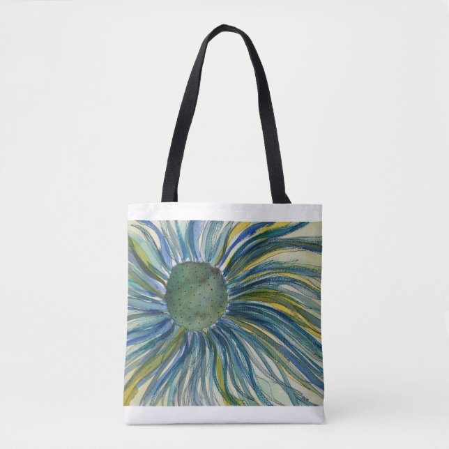 Sonnenblume in Blau (Vorderseite)